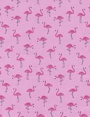 Mini Flamingos Kids Fabric