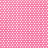 Polka Dots - Kiss Dot -  Pink Cotton Fabric - 1/2 Metre