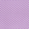 Small Fault Polka Dots - Kiss Dot -  Purple Cotton Fabric - 1/2 Metre
