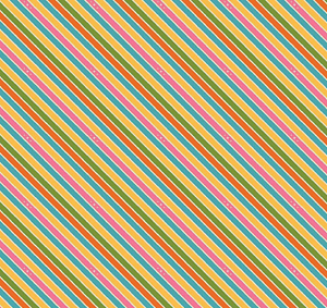 Stripe Rainbows & Unicorns Mulit Cotton Fabric- Riley Blake, 1/2 Mtr