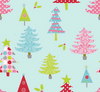 Riley Blake Christmas Basics Trees Blue