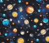 Stargazers Royal Space Fabric for Children - Remnant 120cm