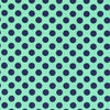 Ta Dot Green & Navy Cotton Fabric 1/2 Metre