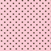 Pink & Brown Spots - Cord Fabric