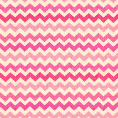 Pink Chervons / Stripe Fabric 1/2 Metre