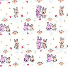 Bunny Scallop Children's Cotton 1/2 Metre